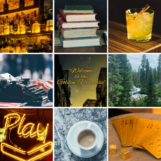 Bill Cipher / Dipper Pines - mobster and writer from the 20′s